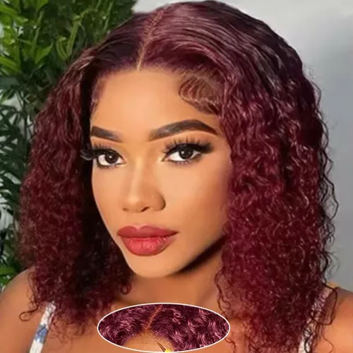 Miniatura 13 de Srakuw Wear and Go - Pelucas de cabello humano sin pegamento, precortadas con encaje frontal, pelucas para mujeres negras, sin pegamento, onda
