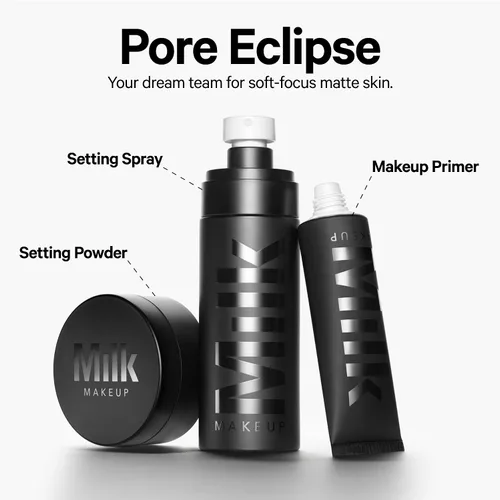 Miniatura 8 de Milk Makeup Pore Eclipse Matte Translucent Setting Powder – Controls Shine, Blurs Pores + Sets Makeup Up to 16 Hours – Weightless, Talc-Free Formula