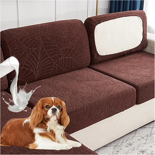 Miniatura 35 de Fundas de cojín para asiento de sofá, impermeables, de alta elasticidad, universal, elástica, fundas de cojín de repuesto para cojines individuales