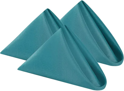 Miniatura 20 de Cupuamon Servilletas de Tela 20x20 pulgadas de Poliéster Lavables Servilletas de Cena Suaves Servilletas de Mesa para Bodas Fiestas Cenas Banquetes