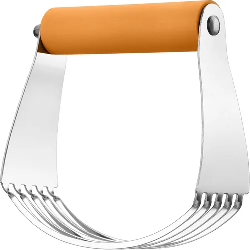 Miniatura 15 de Spring Chef Mezclador de Masa de Tamaño Mediano para Hornear, Herramienta Cortadora de Masa de Acero Inoxidable, Herramienta Manual de Cortador