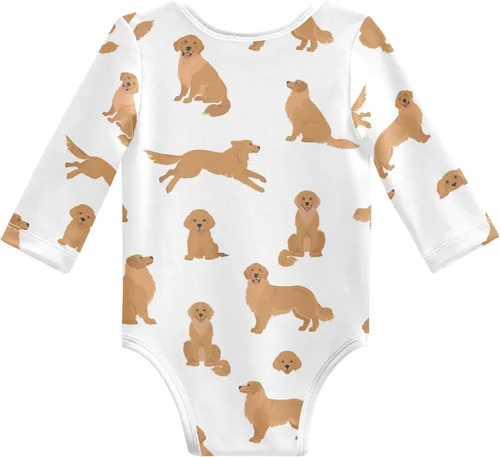 Miniatura 2 de vvfelixl Body de bebé de algodón de manga larga para niños y niñas de 0 a 24 meses, Multi