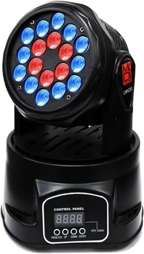 Miniatura 4 de MR DJ USA - LMH230 100W RGBW 18-LED Cabeza móvil DJ Luz