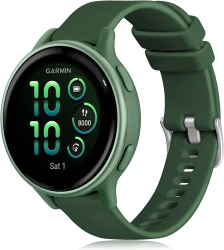 Miniatura 23 de GEAK Compatible con correas de reloj Garmin Vivoactive 5/Garmin Vivoactive 3, banda de silicona de 20 mm para Vivoactive 3 Music/Vivomove