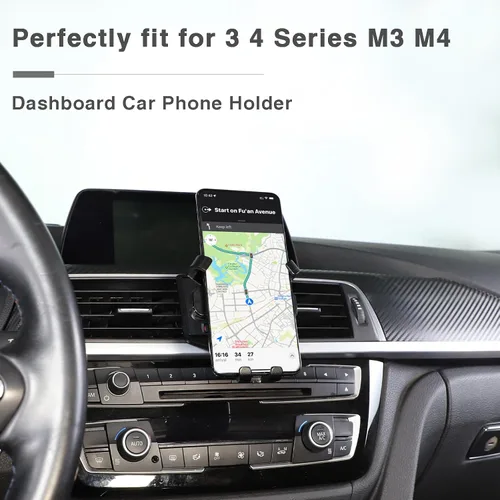 Miniatura 6 de Soporte de teléfono celular para automóvil BMW 1 2 3 4 Series GT F20 F21 F22 F23 F30 F31 F32 F33 F34 F35 F36 M2 F87 M3 M4 F80 F82 F83