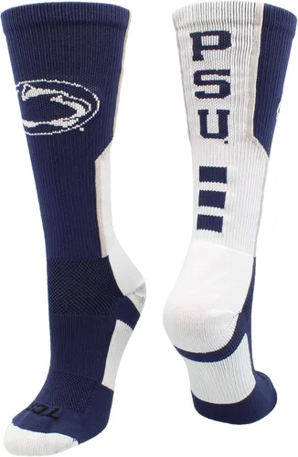 Miniatura 20 de TCK NCAA Perimeter Crew Socks, calcetines deportivos de equipo de rendimiento atlético para hombres y mujeres, absorben la humedad, con licencia