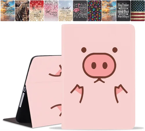 Miniatura 26 de Funda para Samsung Galaxy Tab A8 de 10.5 pulgadas (SM-X200/X205/X207), funda delgada de piel sintética con función de encendido y apagado automático