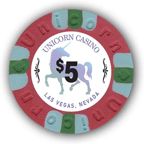Miniatura 9 de DA VINCI Paquete de 50 fichas de póquer Unicorn All Clay de 0.32 oz con denominaciones, auténticas fichas de casino ponderadas Negro $100