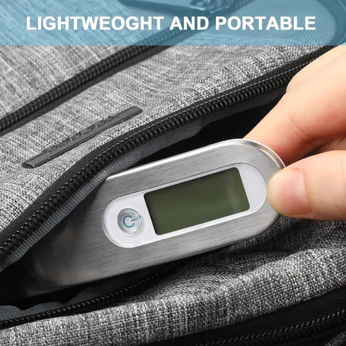 Miniatura 5 de Báscula de equipaje de alta precisión báscula de equipaje portátil para maleta, báscula digital de mano electrónica de 110 libras110.2 lbs