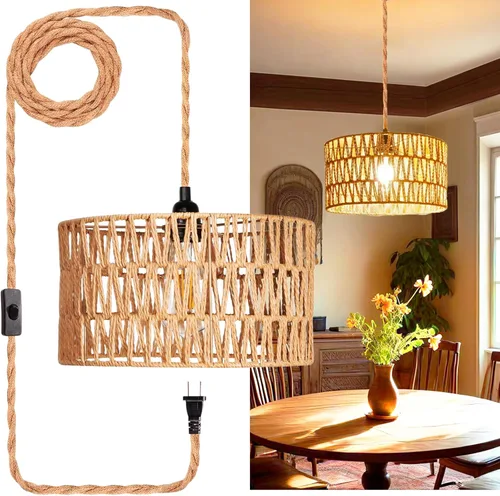 Miniatura 8 de Paquete de 4 luces LED de garaje, 220 W, luces LED de techo superbrillantes, deformables en base E26, luz de garaje para sótano, almacén, taller