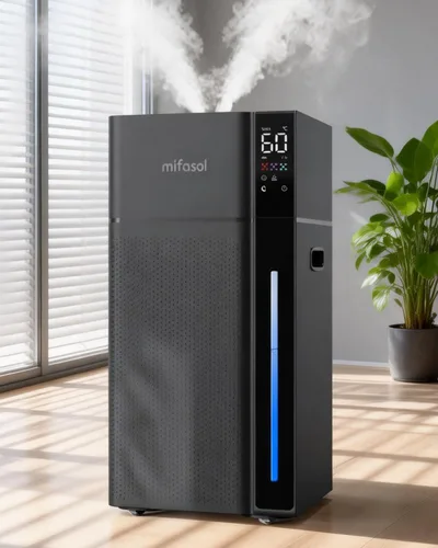 Mifasol Humidificador grande para habitación grande, 5.3 galones/20 litros humidificadores grandes para el hogar, 1500 pies cuadrados, humidificador
