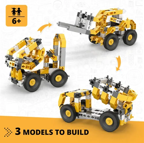 Miniatura 2 de Engino Creative Builder - Camión volquete 3 en 1, kit de construcción para niños a partir de 6 años, regalos para niños y niñas, juguetes