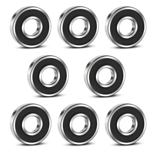 Miniatura 8 de 606ZZ - Rodamientos de bolas de 0.23 x 0.67 pulgadas de diámetro exterior doble sellado de metal, en miniatura, aplicable para patinetas, impresoras