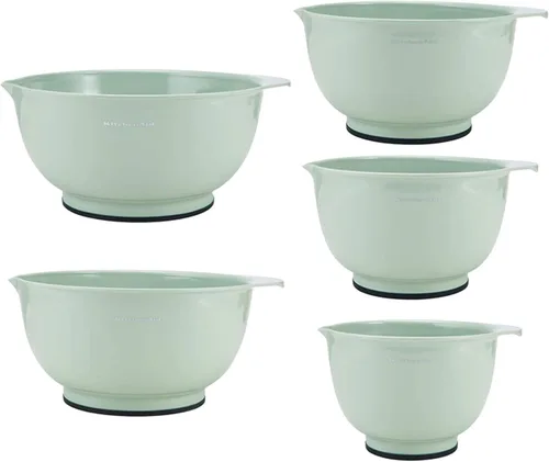 Miniatura 9 de Juego de tazones de mezcla de acero inoxidable KitchenAid, Juego de 3