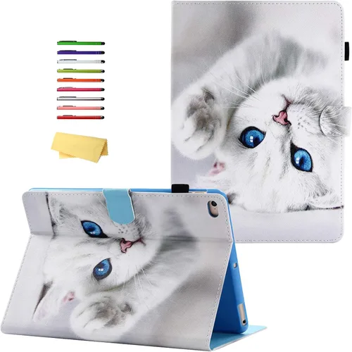 Miniatura 13 de Funda para iPad de 6ª/5ª generación de 9.7 pulgadas 2018/2017, para iPad Air 2/Air 1 con soporte, soporte para lápices, bolsillo