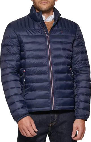 Tommy Hilfiger - Chaqueta inflada, ligera y plegable Ultra Loft para hombre (talla estándar y grandes y altos)