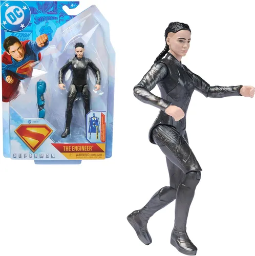 Miniatura 9 de DC Comics, Superman, Linterna Verde, Figura de acción de 6 pulgadas, estilo auténtico de la película de Superman, juguetes de superhéroes para niños