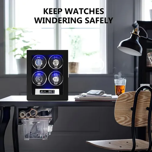 Miniatura 3 de Watch Winder Automatic Watches Storage Box Automatic Watches for Both Men and Womens Watches with Silent Motor.