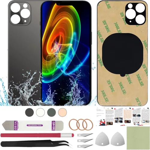 Miniatura 29 de Funda trasera de repuesto compatible con iPhone 8 de 4.7" + Herramientas profesionales (Gris espacial)