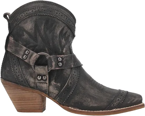 Miniatura 3 de Dingo Mujeres Gummy Bear Snip Toe Casual Botas Tobillo Tacón medio 2-3" - Azul, Azul