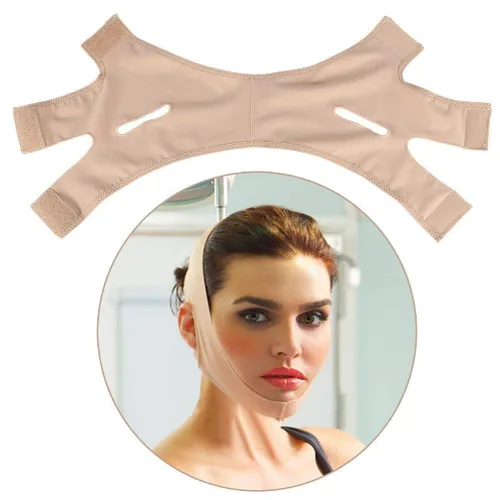 V Face Line Slim Up Face Belt, adelgazar máscara banda belleza forma para arriba cara delgada barbilla mejilla anti arrugas vendaje