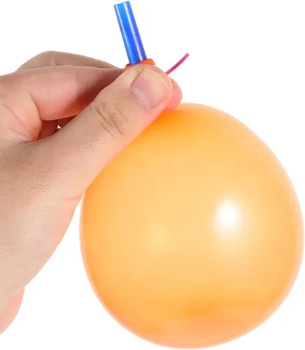 Miniatura 3 de BESTOYARD 100 globos musicales con purpurina mixta con flecos metálicos ruidos para niños, lindos silbatos para Halloween, fiesta de Navidad