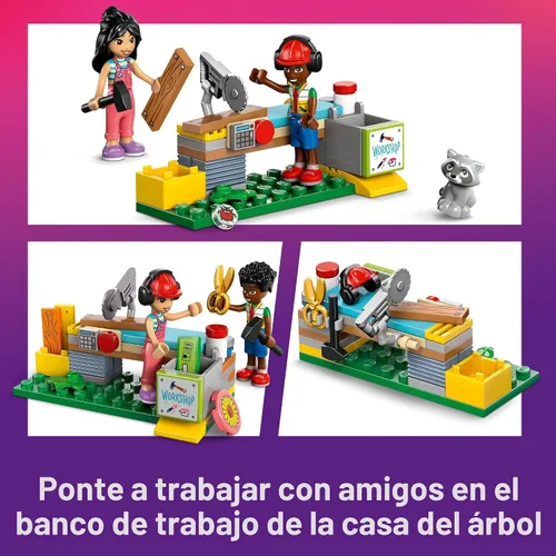 Miniatura 5 de LEGO Friends Casa en el Árbol de la Amistad - Juego de construcción de juguetes para niños, niñas y niños, a partir de 8 años - Idea de regalo