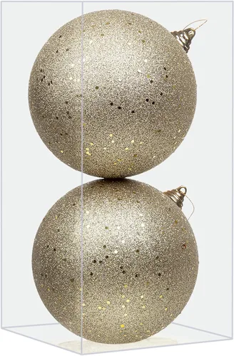 Miniatura 32 de Esferas de adorno de Navidad de 4.7 pulgadas, decoraciones de Navidad grandes, árbol de Navidad, inastillables, grandes, negras, con lazo