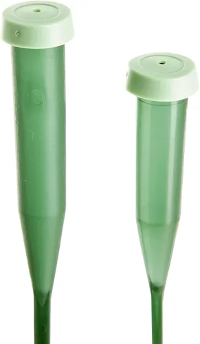 Miniatura 7 de Bright Creations Tubos de agua florales - 6 y 12 pulgadas, verdes, paquete de 30 frascos de agua con tallo de flor con tapas para ramos y centros