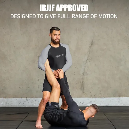 Miniatura 11 de Elite Sports MMA, BJJJ, No-Gi, protección de entrenamiento de manga corta