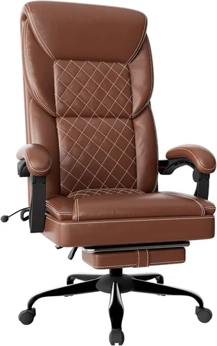 Miniatura 16 de Silla para juegos con respaldo alto de tela para computadora con cojín de resorte con bolsillos y reposapiés, silla de juego de altura ajustable