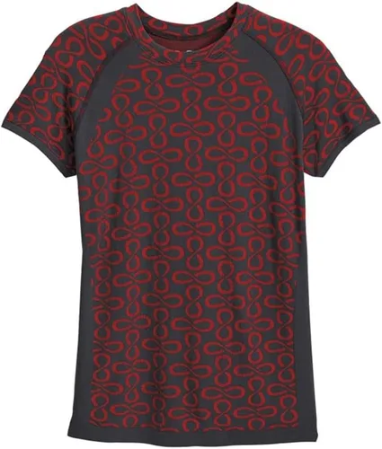 Dover Saddlery Stride Fusion - Camisa de manga corta para mujer, talla S, color InfernoCarbon, InfiernoCarbono