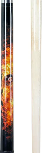 Miniatura 6 de ASKA Jump Break Cue Stick JBC Bola de fuego, construcción de 3 piezas, taco de salto/rotura. Punta de 0.512 in, arce canadiense Hard Rock