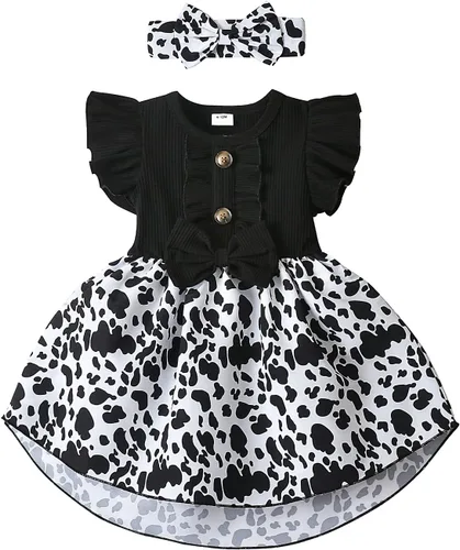 Vestido para niña pequeña, floral, manga con volantes, casual, vestido de playa, vestido de princesa con falda de princesa, trajes de verano,