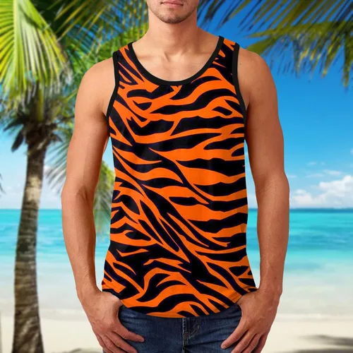 Miniatura 5 de EELHOE Muscle Tank Tops For Men Slim-Fit Lightweight Fashionable Casual Stretchy Sleeveless Shirt Stylish Summer Vest