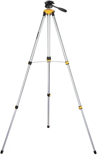 Miniatura 2 de DEWALT Trípode para nivel láser, montaje de rosca de ¼ x 20, patas plegables, pies antideslizantes, bolsa de transporte incluida (DW0881T)