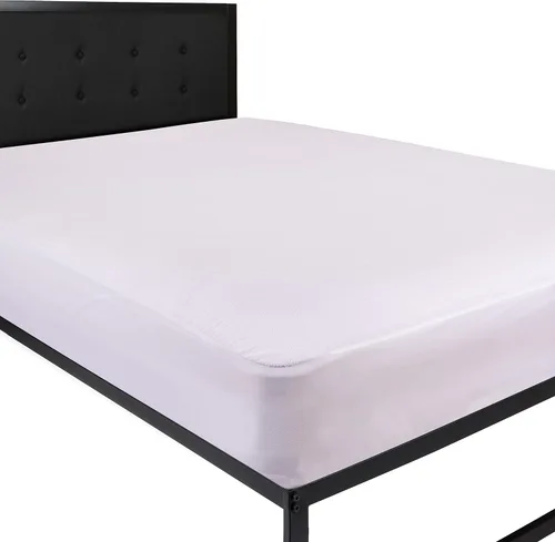 Miniatura 2 de EMMA + OLIVER Protector de colchón hipoalergénico 100% impermeable, lavable a máquina, parte superior de algodón liso, sin vinilo
