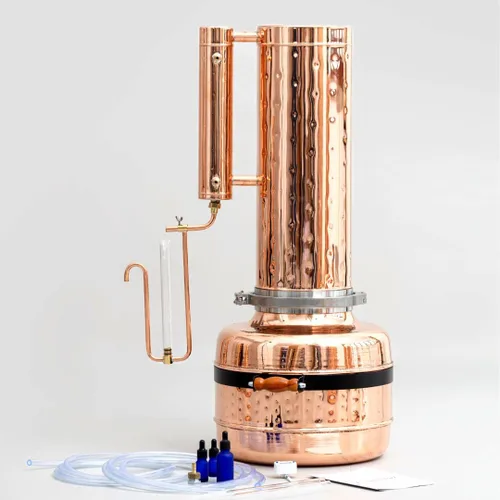 Miniatura 12 de Kit de destilador de aceites esenciales para la fabricación y extracción de aceite de destilación al vapor, equipo de destilación para el hogar