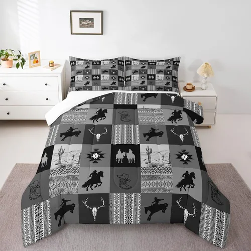 Miniatura 37 de Feelyou Lindo juego de ropa de cama de ajolote para niños y niñas tamaño twin, juego de edredón de salamandra para niños, mujeres y hombres, edredón