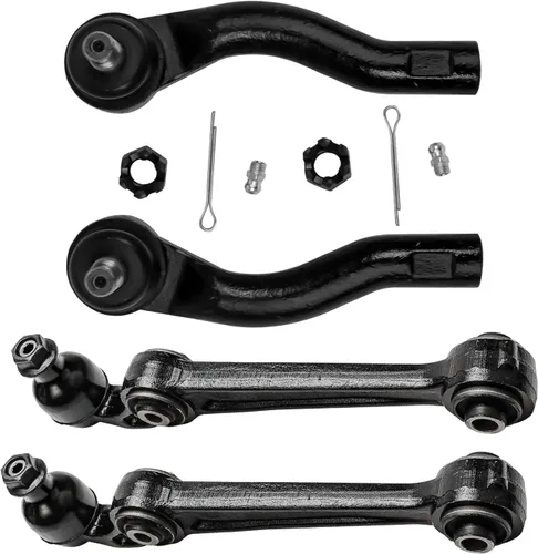 Miniatura 89 de Detroit Axle - Brazos de control superiores traseros para Chrysler 300 Dodge Challenger Charger Magnum, reemplazo del conjunto de brazos de control