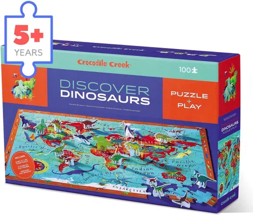 Miniatura 6 de Crocodile Creek, Puzzle Descubre dinosaurios