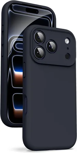 Miniatura 47 de Supdeal Funda de silicona líquida para iPhone 12 Pro Max, [protección de cámara] [antihuellas dactilares] [carga inalámbrica] Funda protectora de 4