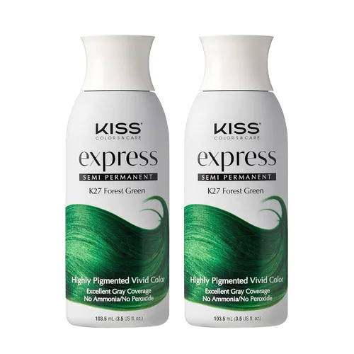 Miniatura 21 de Kiss Express - Kit completo de tinte semipermanente para el cabello, tinte vívido y altamente pigmentado para cabello vibrante, fórmula suave