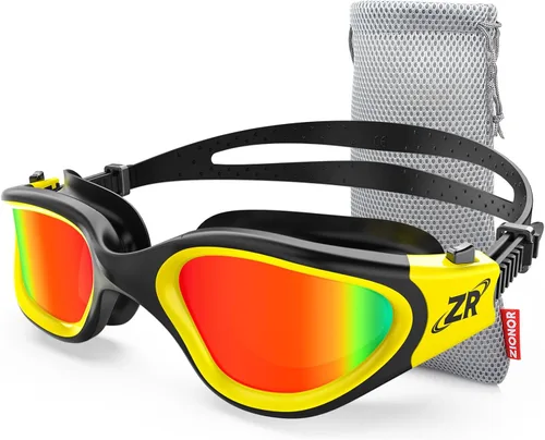 Miniatura 15 de ZIONOR G1 - Gafas de natación polarizadas unisex para mujeres adultas, antiniebla, 100% anti UV, gafas de buceo A0 (polarizado + espejo dorado)
