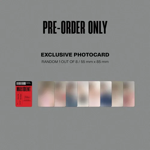 Miniatura 8 de Stray Kids - Mini álbum [MAXIDENT] (CASE Ver. / SEUNGMIN Ver.) Estuche de papel + libro de fotos + CD-R + papel de letras + tarjeta de fotos +