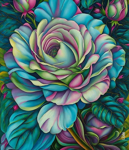 Miniatura 5 de Ingooood Rompecabezas de 1000 piezas – Serie Fantasía – Juguetes de entretenimiento de rosas para adultos rompecabezas para decoración del hogar