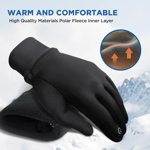 Miniatura 2 de SIMARI Guantes de invierno para niños, pantalla táctil, cálidos, térmicos, para correr, ciclismo, fútbol, rugby en clima frío, 106