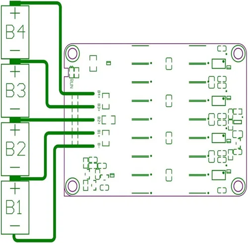 Miniatura 6 de Equalizador activo 3S 4S 5A Equalizador de grupo completo Lifepo4 Lipo Lto Litio Batería activa Condensador de ecualización de transferencia