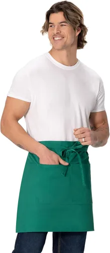 Miniatura 25 de Chef Works Delantal unisex medio bistro para servidor