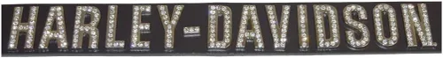 Miniatura 2 de Harley-DavidsonCinturón para mujer, CRYSTAL H-D Font, piel negro hdwbt10627